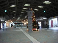 Gyeongbokgung Station interior architecture with traditional Korean design
