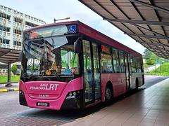 Rapid KL bus route T200 at SL311 LRT Gombak Bus Stop in Gombak, Selangor