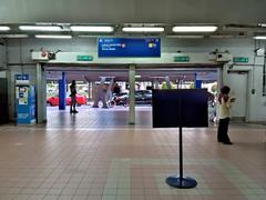 Gombak LRT KJ1 Concourse in Selangor with modern design and clear signage