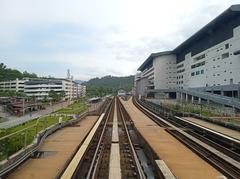 Gombak LRT Station Exterior View in Kuala Lumpur