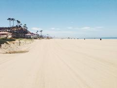 Will Rogers State Beach with sandy shore and blue ocean under a clear sky