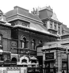 Historic Broad Street station building in French chateau architectural style now occupied by Broadgate development