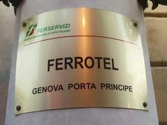 Mistake in Ferrovie dello Stato Italiane panel at Genoa Piazza Principe train station