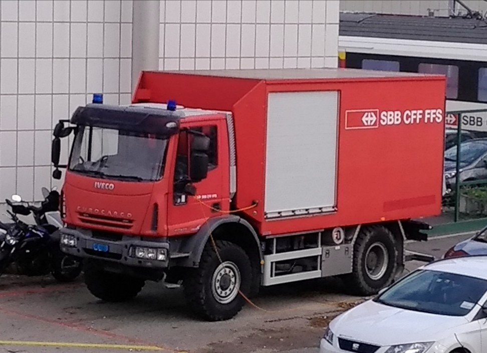 Iveco EuroCargo Switzerland Fire truck in red
