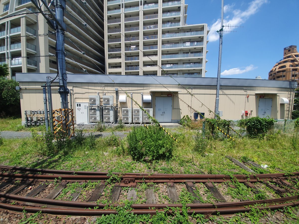 Abandoned railway track at Itabashi Station in Tokyo