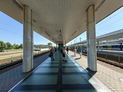 Kelenföld railway station building in Budapest