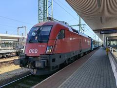 Budapest Kelenföld railway station platform and tracks