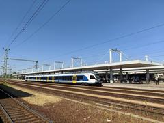 Budapest Kelenföld railway station modern platforms and tracks