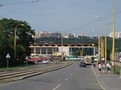 Exterior view of Košice Rail Station building