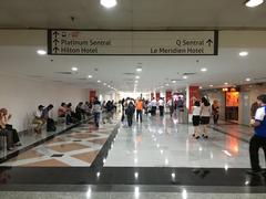 Widened corridor in KL Sentral connecting transit concourse with KLIA Ekspres arrival hall