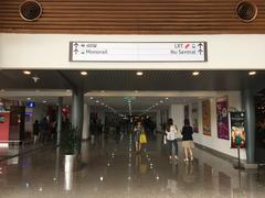 Widened corridor at KL Sentral connecting transit concourse to KLIA Ekspres arrival hall