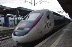 TGV Euroduplex Inoui train at Luxembourg station
