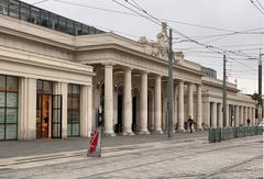 Montpellier-Saint-Roch train station exterior in June 2019