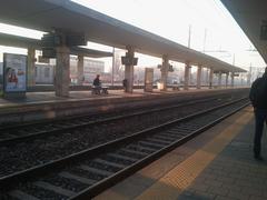 Train tracks 3 and 4 towards Milan at Monza station