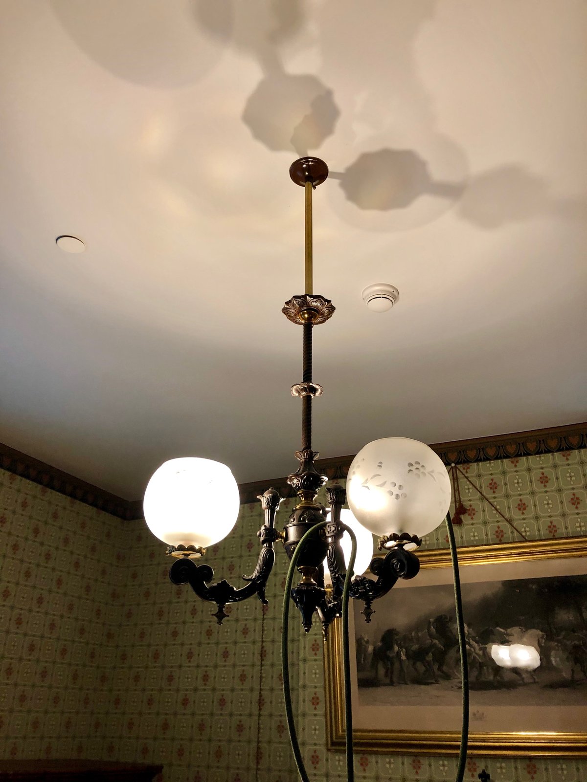 Historic library interior at William Howard Taft National Historic Site in Cincinnati