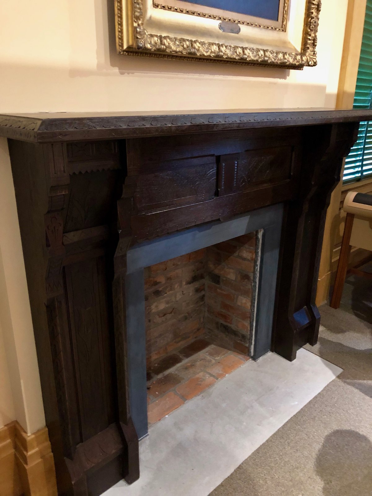 Alphonso and Louise Taft bedroom interior at William Howard Taft National Historic Site in Cincinnati