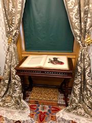 Parlor room interior at William Howard Taft National Historic Site in Cincinnati Ohio