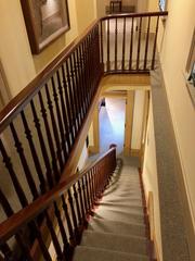 Rear staircase at William Howard Taft National Historic Site in Cincinnati
