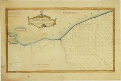 1796 survey map of the Connecticut Western Reserve showing divisions and the town of Cleaveland