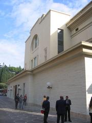 Railway platform at Vatican City train station