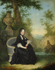Portrait of Empress Maria Theresa as a widow by Ducreux