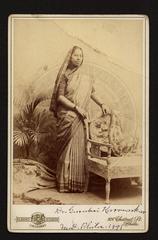 Portrait of Gurubai Karmarkar, 1892 Woman's Medical College of Pennsylvania graduate