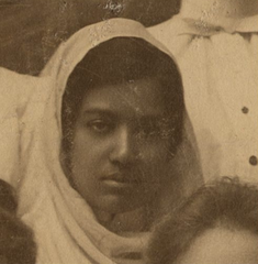 Portrait of Dora Chatterjee, the third Indian woman medical school graduate in America