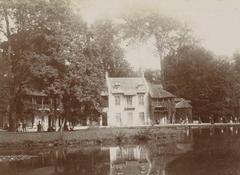 View of La Maison du Seigneur, a country house at Petit Trianon near Versailles, France, photographed in 1897