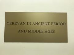 Yerevan History Museum entrance with its architectural details