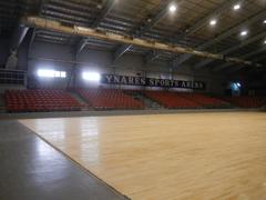 Ynares Sports Arena along Shaw Boulevard in Pasig City with surrounding urban landscape
