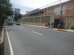 Ynares Sports Arena along Shaw Boulevard in Pasig City with surrounding roads and buildings