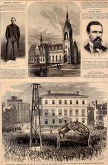 Cornerstone laying ceremony of Baltimore City Hall in 1867 with attendees and dignitaries
