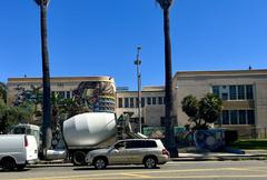 Hollywood High School art building in July 2023