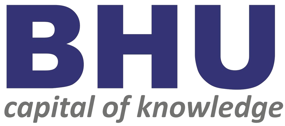 BHU logo with tagline