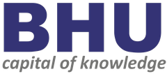 BHU logo with tagline