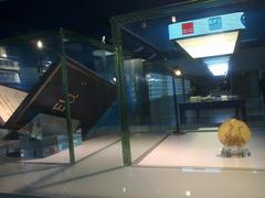 The EU Nobel Peace Prize displayed in Parlamentarium museum in Brussels