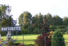 Entrance sign to Bartoszyce city