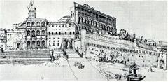 Marten Van Heemskerk drawing of the Vatican in 1533