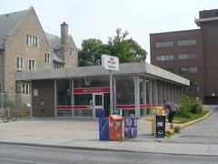 Markham Street exit and entrance at Bathurst subway station in Toronto