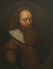Portrait painting of Sir Simon Bennett, British School art style, circa 1600s