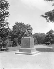 Statue of William Sefton Moorhouse in Botanic Gardens Christchurch