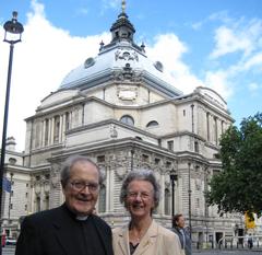 Dr and Mrs Tudor at Westminster Central Hall in 2008