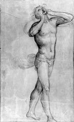 Damned Soul painting study for the S. Maria Nuova Last Judgment by Fra Bartolommeo