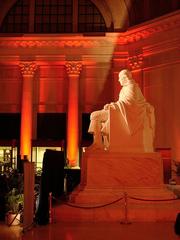Benjamin Franklin National Memorial statue inside The Franklin Institute Science Museum Philadelphia Pennsylvania
