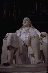 Benjamin Franklin Memorial statue inside Rotunda of the Franklin Institute in Philadelphia
