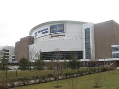 Wachovia Center in Philadelphia at night