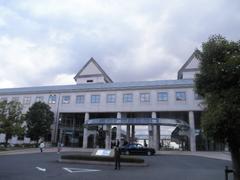 Nara University main building under clear blue sky