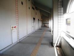 Nara University Education Department Building third floor interior with hallway and classroom doors