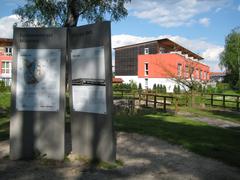 Märzfeld information board in Nürnberg city park