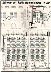Guide map showing camp units at the 1935 Nazi Party Day event